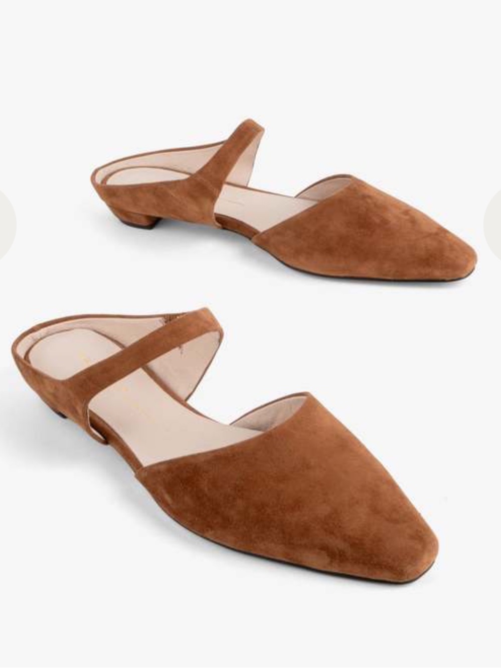 Intentionally Blank Suede Lourdes Slip-On Mule Sz 11 EUC